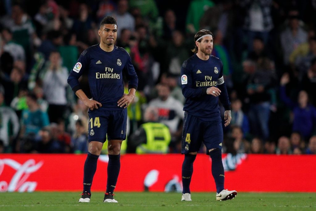 Real Madrid Sergio Ramos Casemiro
