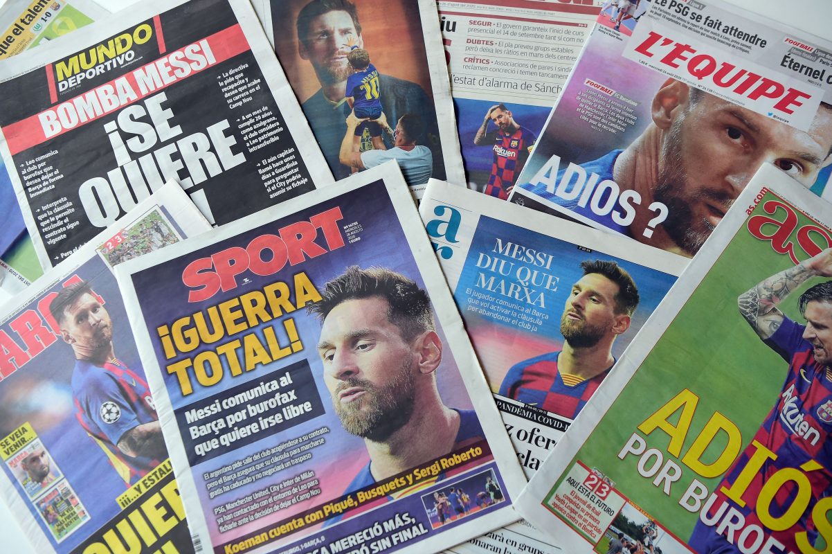 Pressestimmen Zur Messi Entscheidung Schlimmer Als Jedes 2 8 Fussball International Serios Kompakt