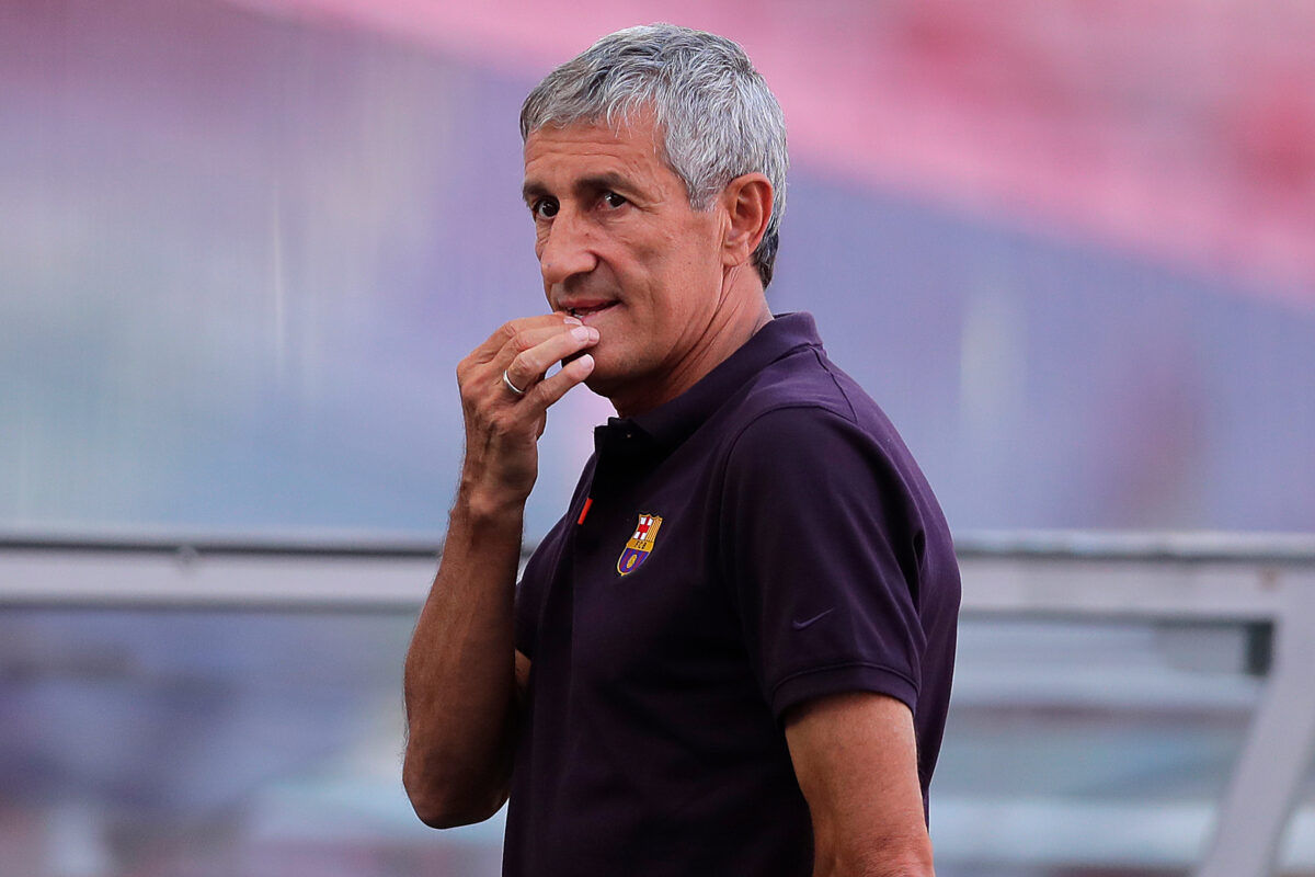 Barca | Hat Barca Ex-Trainer Setien nicht über Aus informiert?