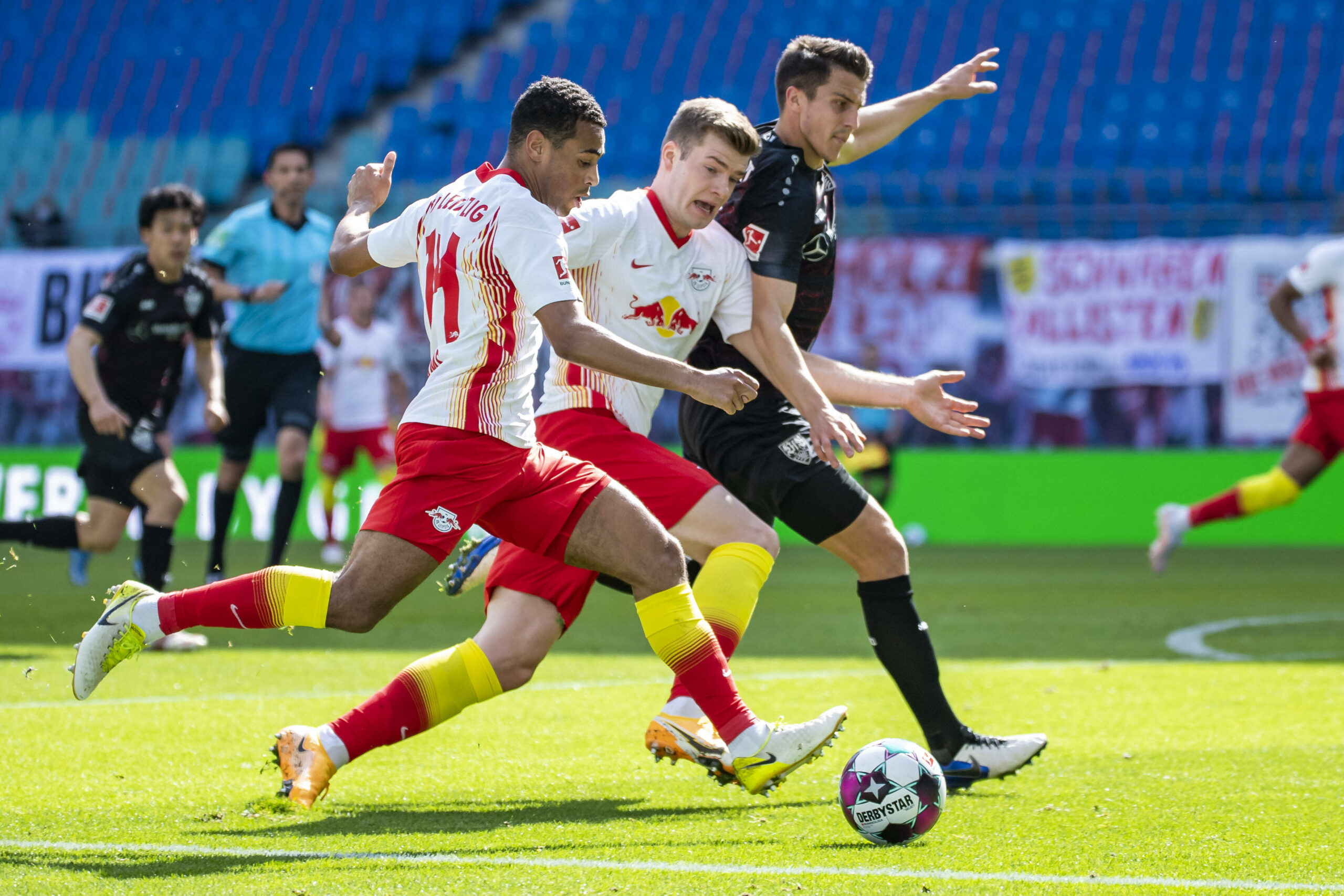 Haidara und Forsberg treffen – RB Leipzig siegt gegen den VfB Stuttgart