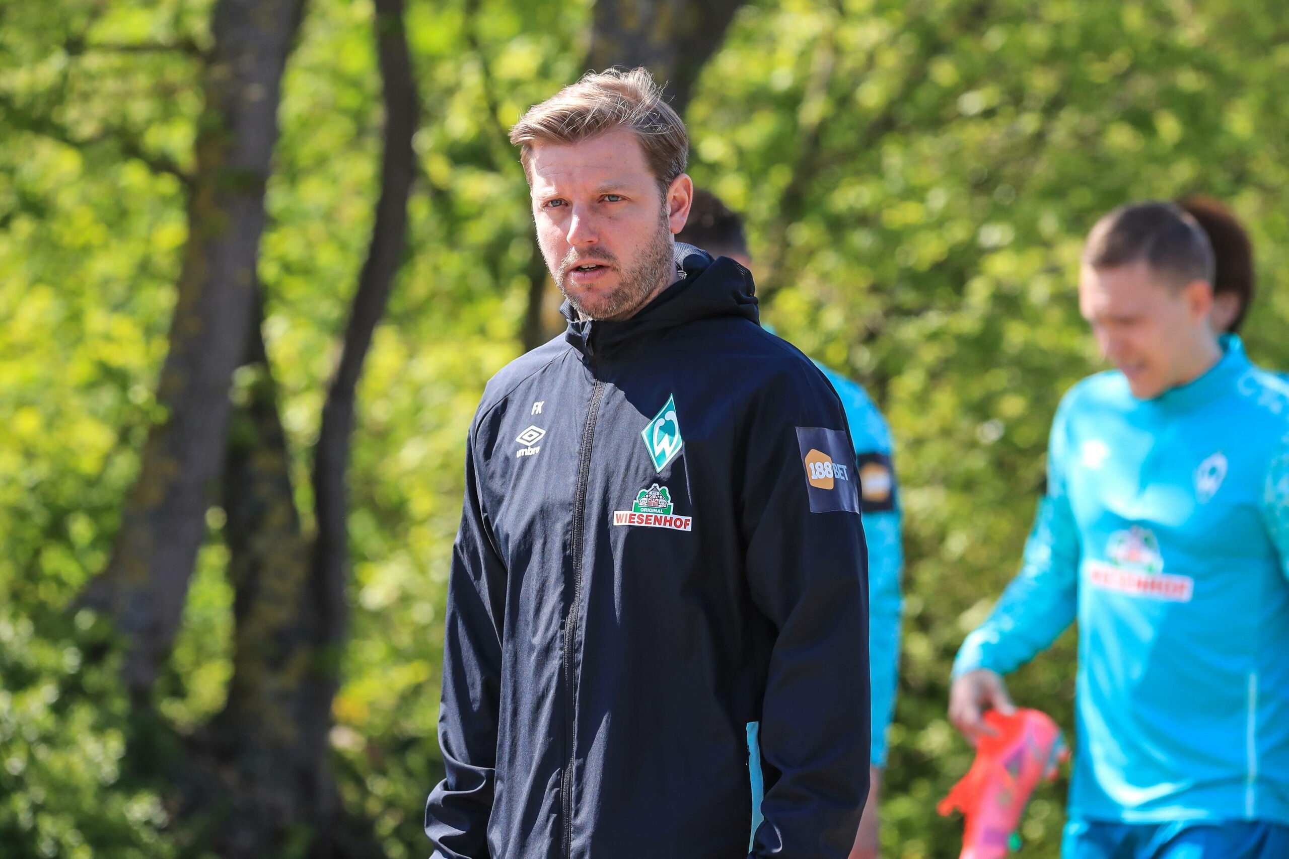 Florian Kohfeldt (Werder Bremen) beim Training