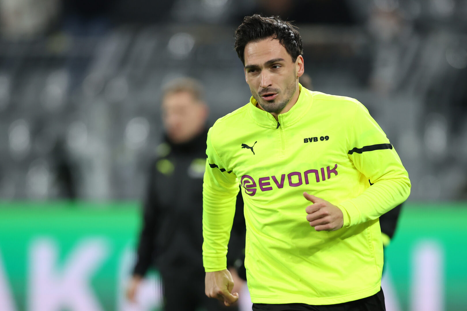 Mats Hummels beim Aufwärmen vor einer Partie in der Champions League