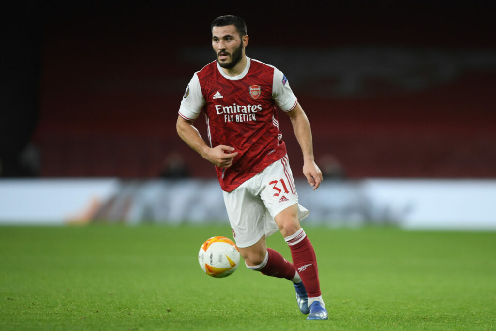 Sead Kolasinac im Trikot des Arsenal FC