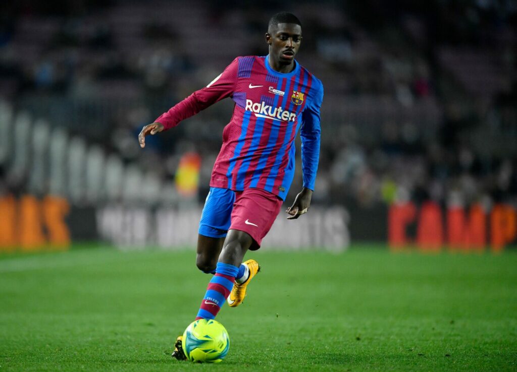 Ousmane Dembele im Trikot des FC Barcelona