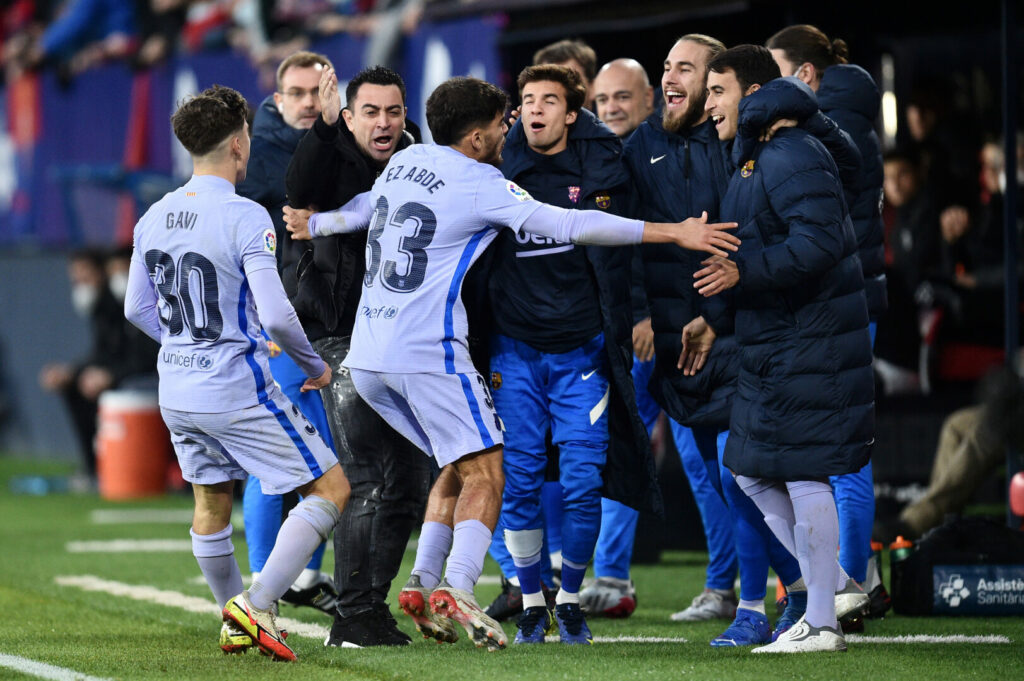 La Liga Barcelona Xavi