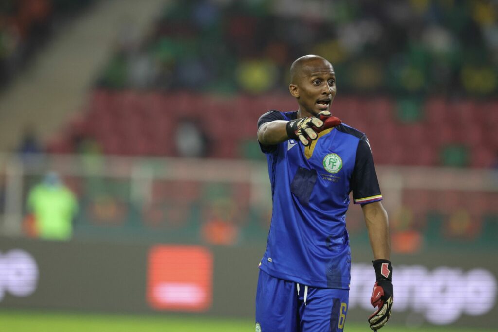 Afrika-Cup: Chaker Alhadhur hielt die Komoren gegen Kamerun lange im Spiel.