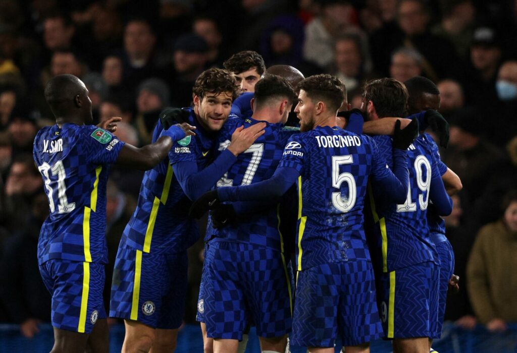 Der FC Chelsea gewann das EFL-Cup-Halbfinalhinspiel gegen Tottenham.