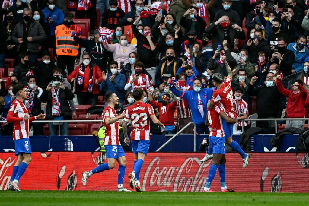 Ángel Correa traf doppelt für Atletico gegen Rayo Vallecano.