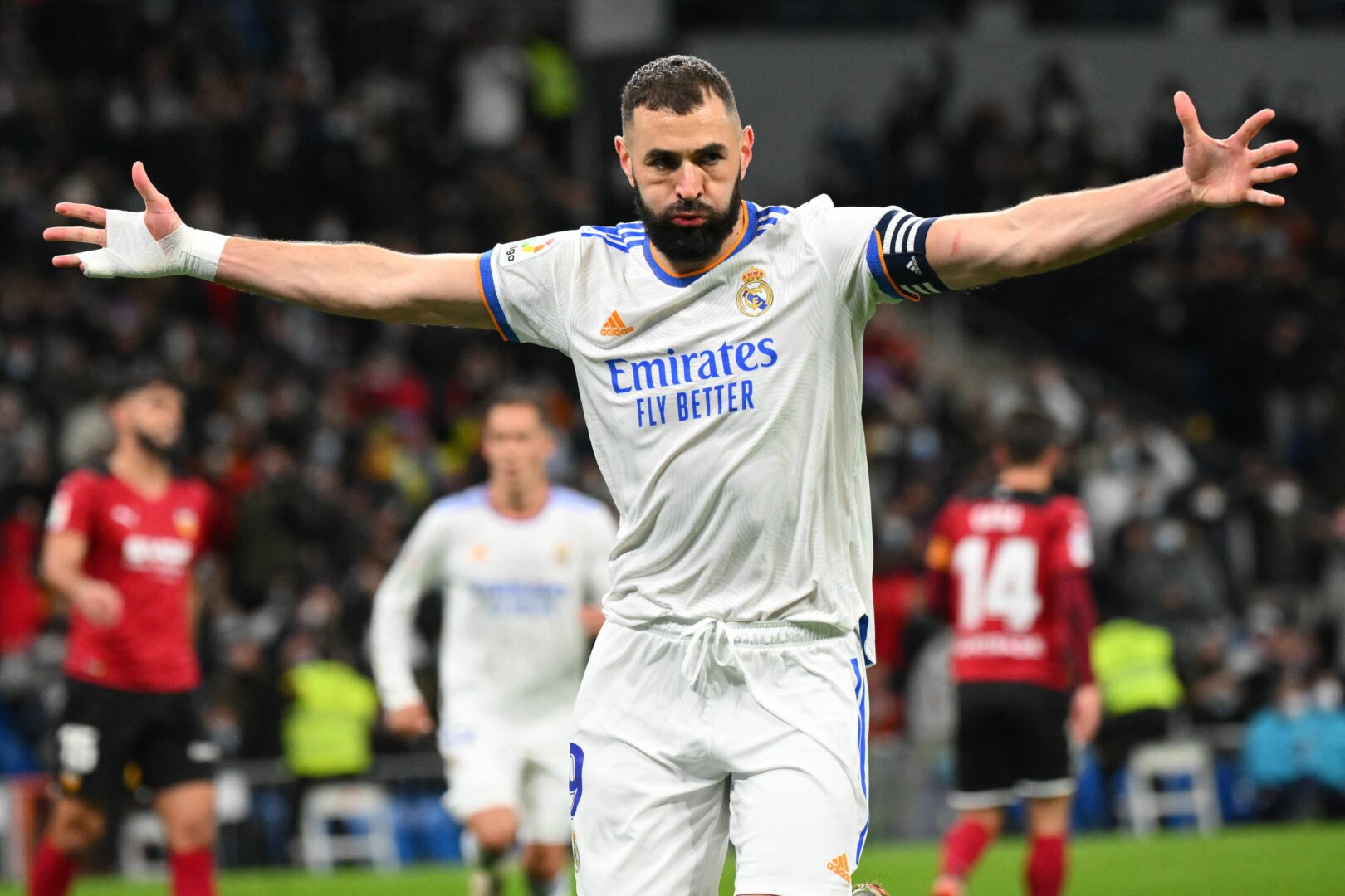 Karim Benzema erzielte sein 300. Pflichtspieltor für Real Madrid.