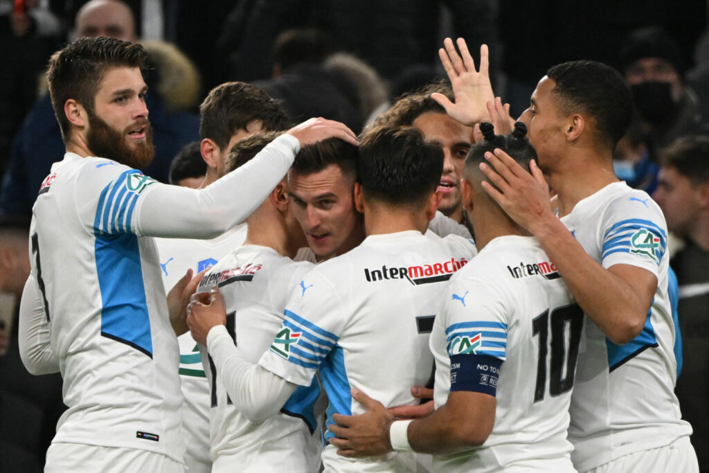 Olympique Marseille erreichte das Viertelfinale des Coupe de France.