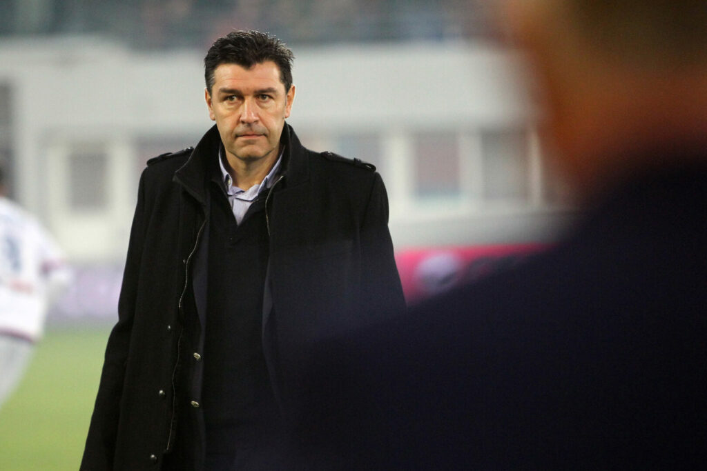 Hubert Fournier, hier noch als Trainer von Olympique Lyon
