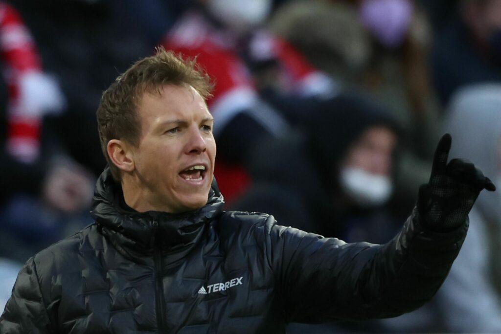 Julian Nagelsmann gastiert mit dem FC Bayern München bei Eintracht Frankfurt.