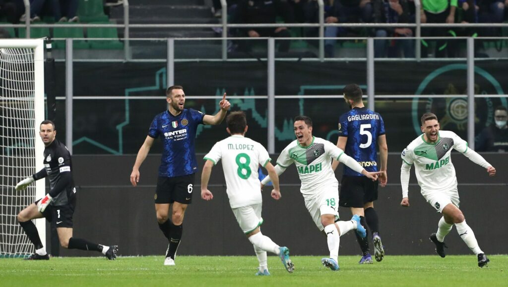 Inter verliert gegen Sassuolo