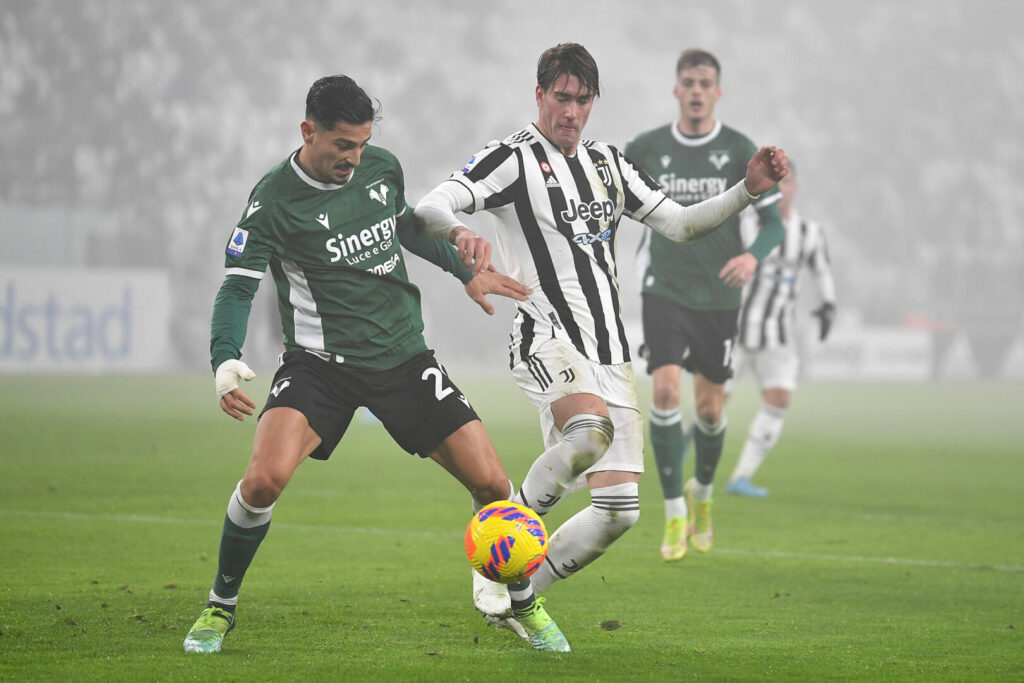 Dusan Vlahovic brachte Juventus gegen Hellas Verona auf die Siegerstraße.