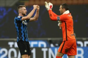 Milan Skriniar Samir Handanovic (Inter Mailand)