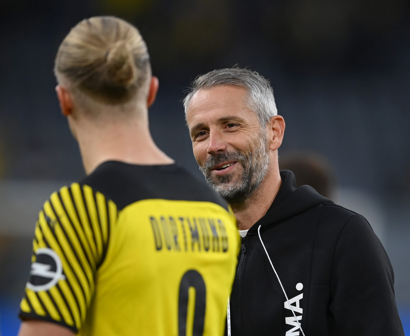 Marco Rose freut sich über die Rückkehr von Erling Haaland.