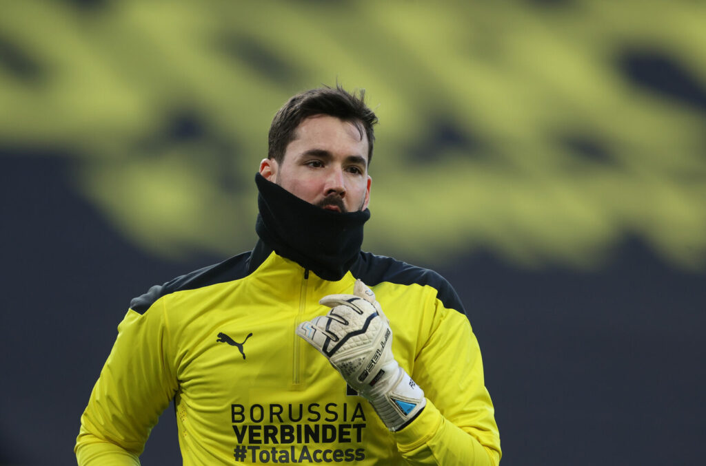 Roman Bürki beim Aufwärmen