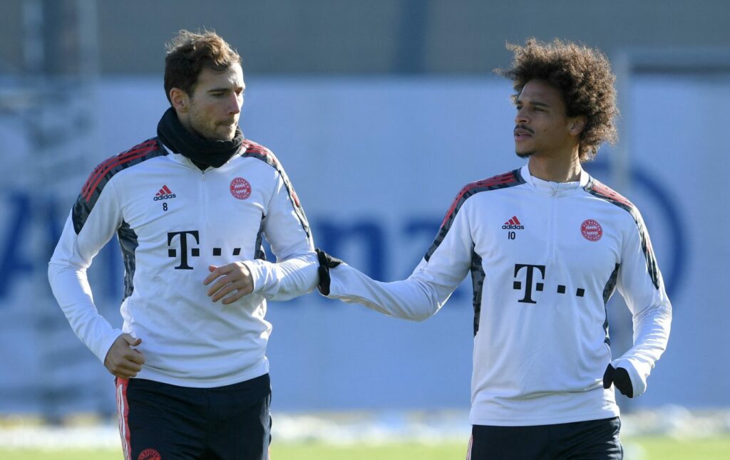 FC Bayern Goretzka Sane