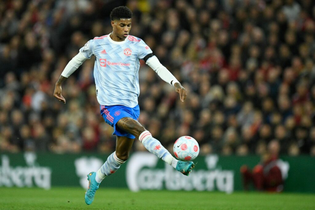 Marcus Rashford im Trikot von Manchester United