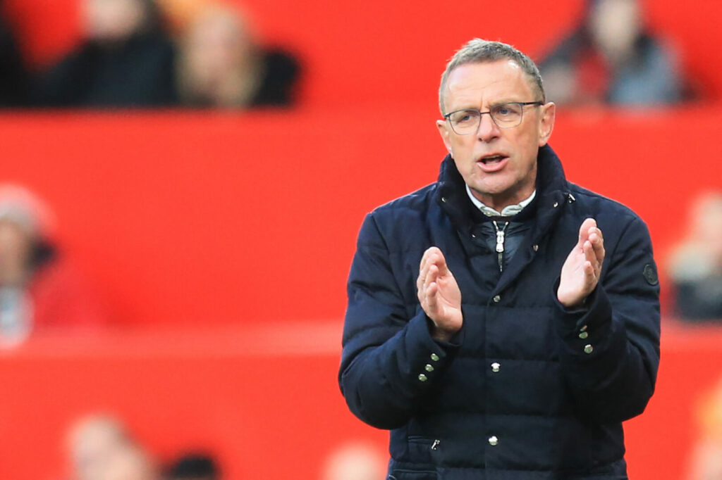 Ralf Rangnick ist noch bis Sommer Trainer von Manchester United.