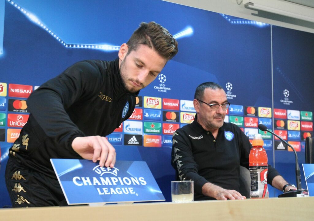 Dries Mertens und Maurizio Sarri könnten bei Lazio zusammenkommen.