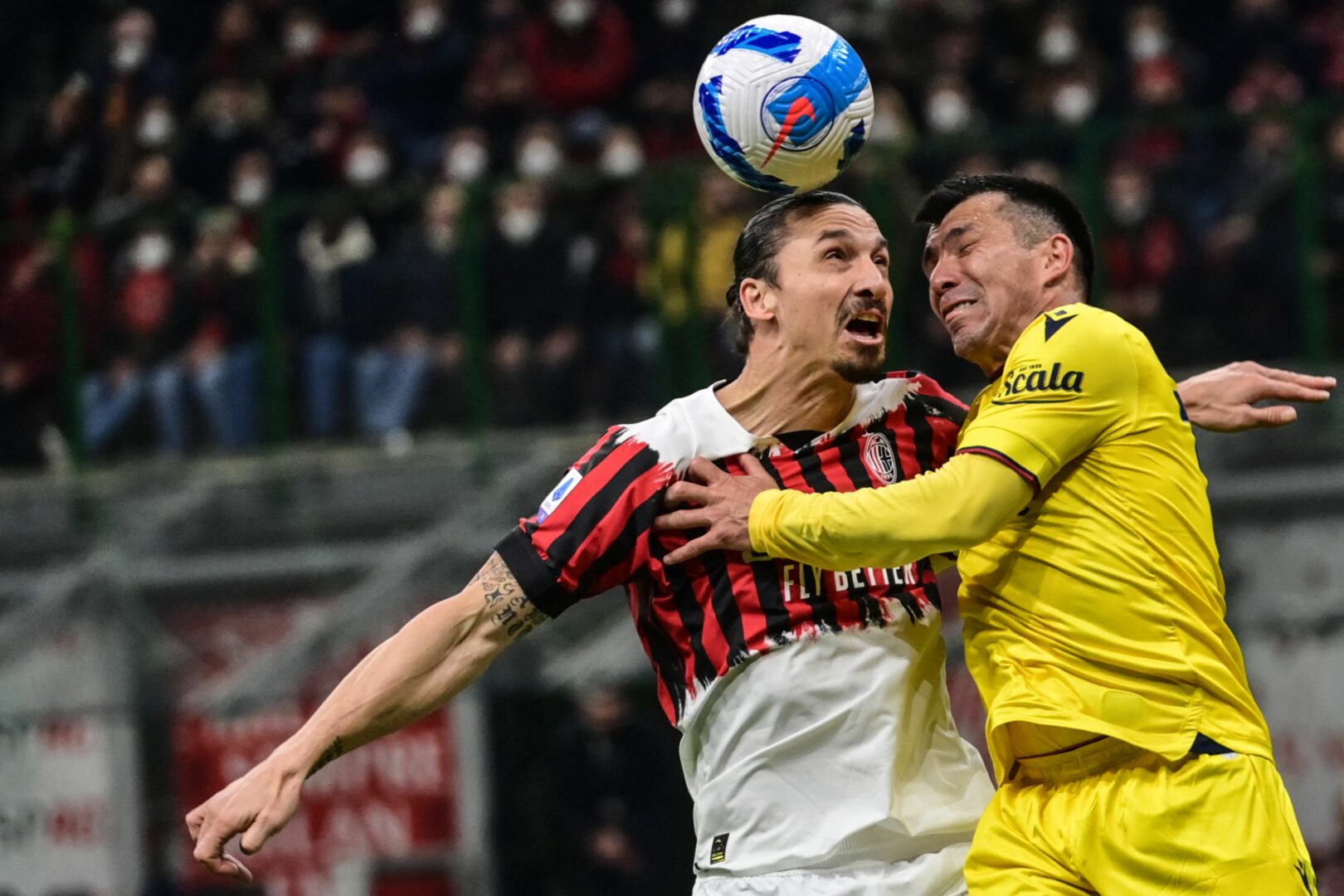 Die AC Milan tat sich gegen Bologna schwer.