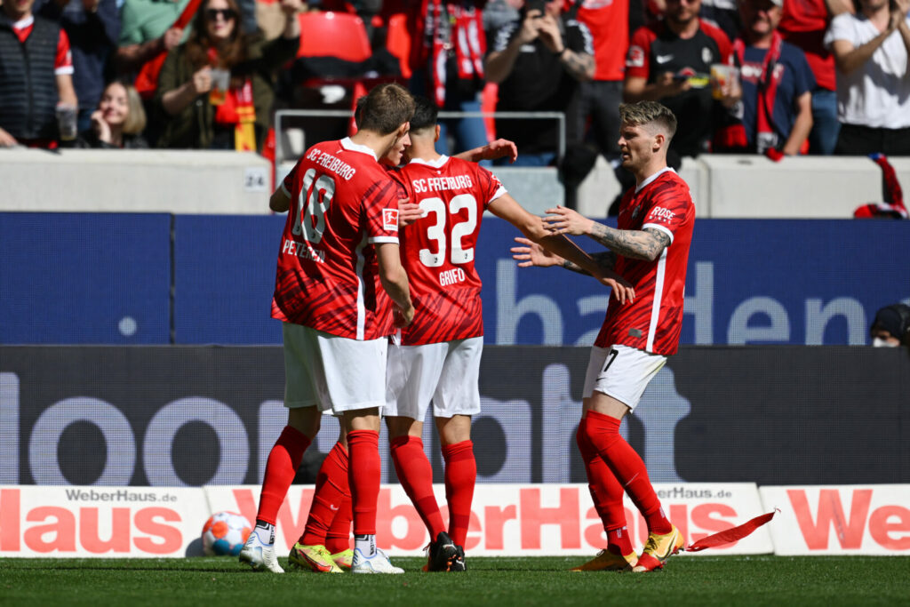 Freiburg beim HSV