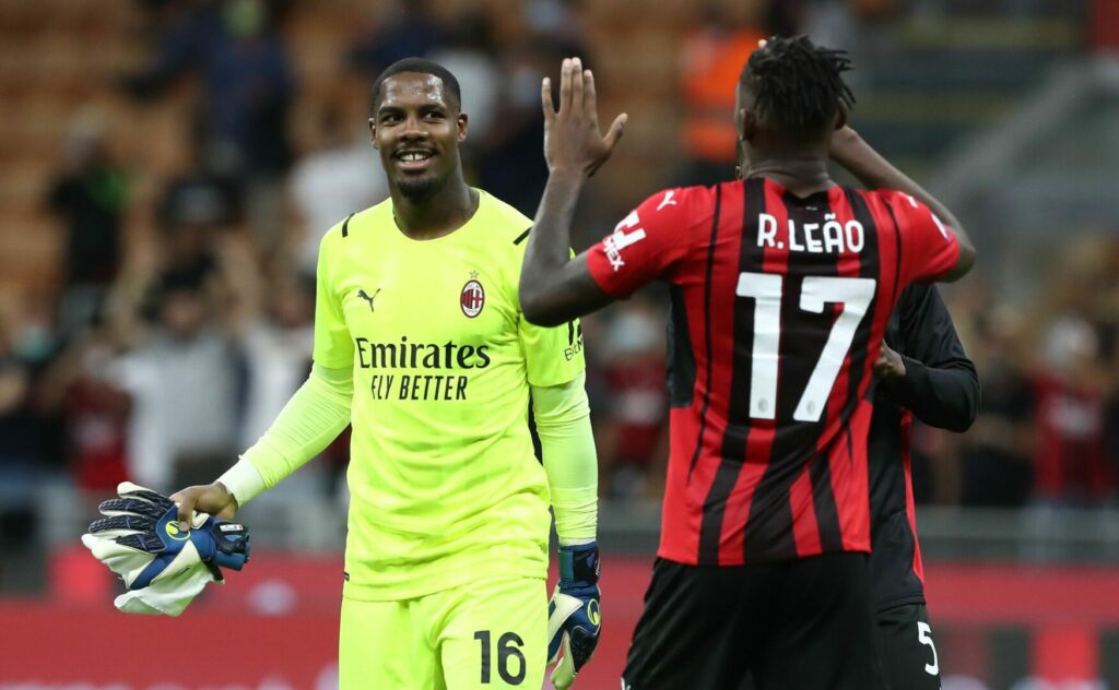 Maignan Leao Milan Serie A