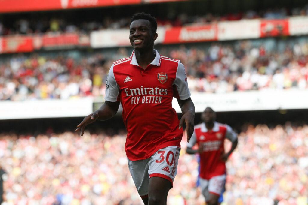 Eddie Nketiah bejubelt einen Treffer