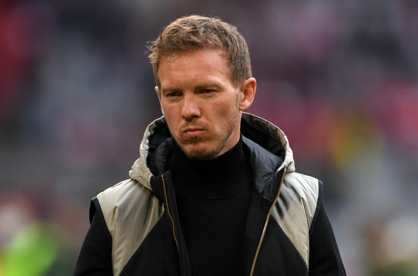 FC Bayern: Julian Nagelsmann vor Spielbeginn.