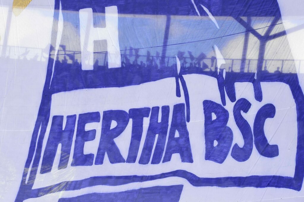 Fanplakat Hertha BSC