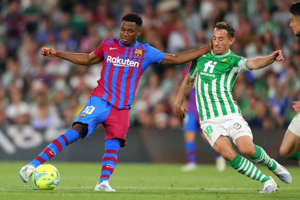 Real Betis stellte den FC Barcelona vor Probleme.
