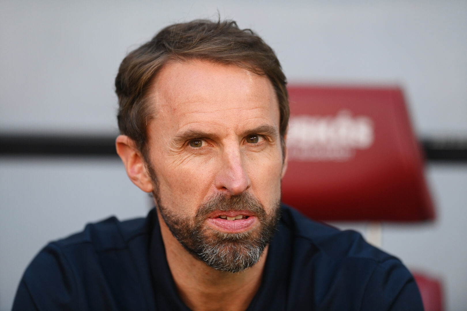 Gareth Southgate als Trainer von England.