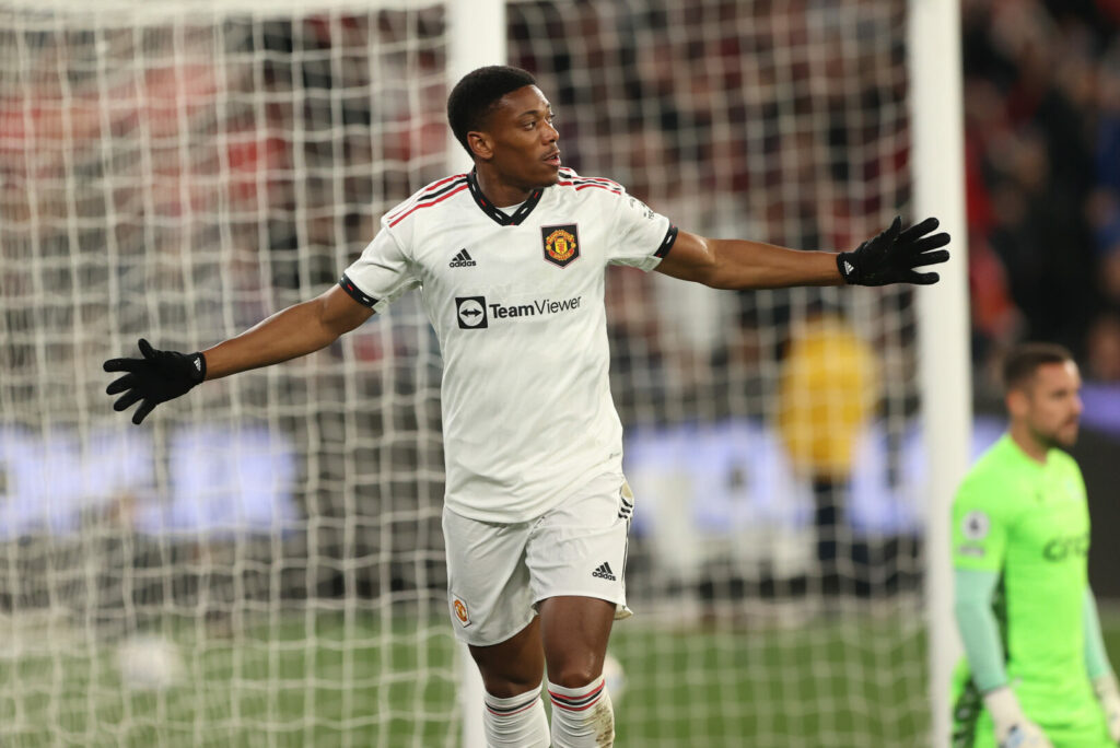 Anthony Martial im Trikot von Manchester United