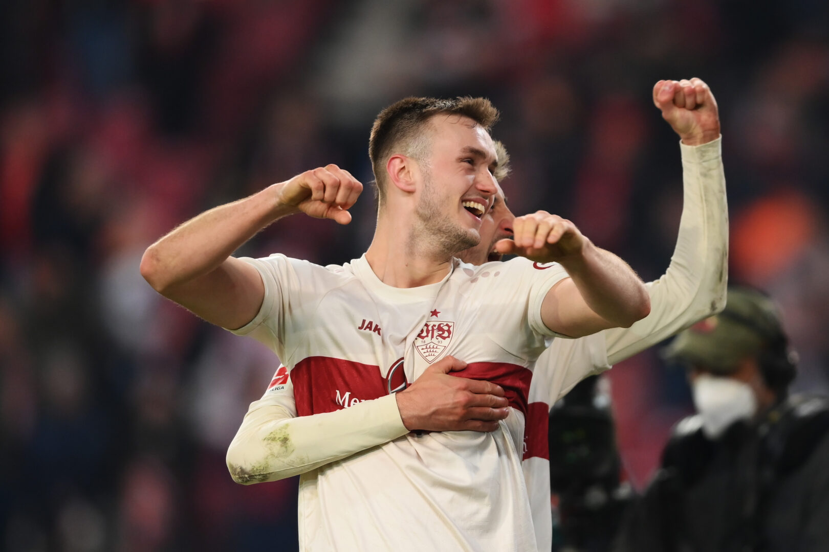 Ein entspannter Sasa Kalajdzic und ein angespannter VfB Stuttgart