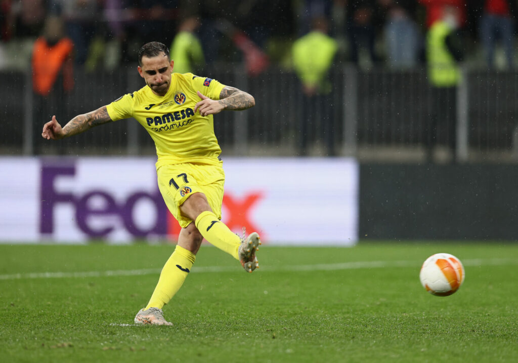 Paco Alcacer im Trikot des FC Villarreal