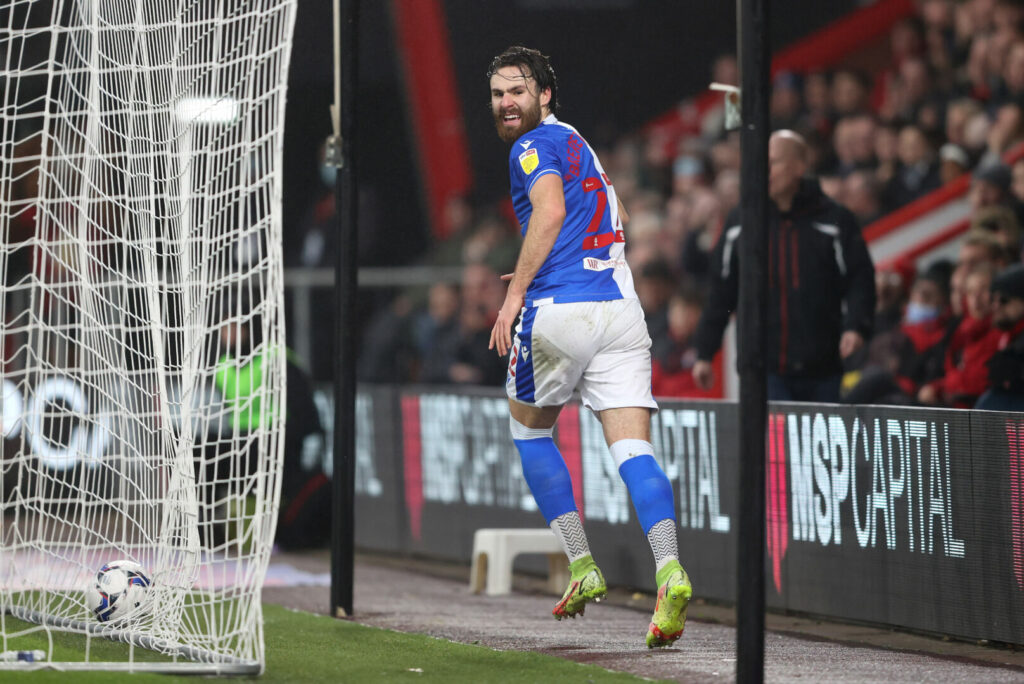 Ben Brereton Diaz bejubelt einen Treffer für die Blackburn Rovers