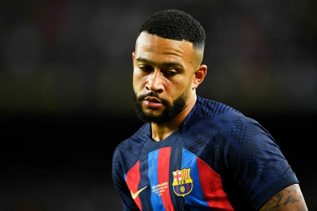 Memphis. hier im Trikot des FC Barcelona, ist ein Kandidat bei Juventus