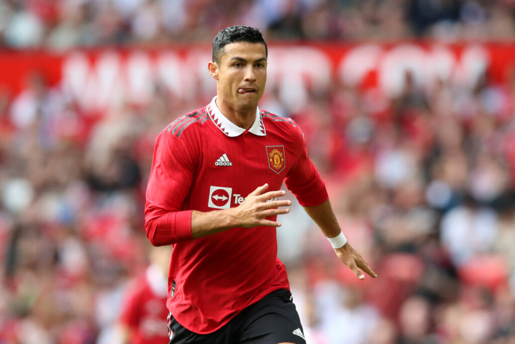 Cristiano Ronaldo im Trikot von Manchester United