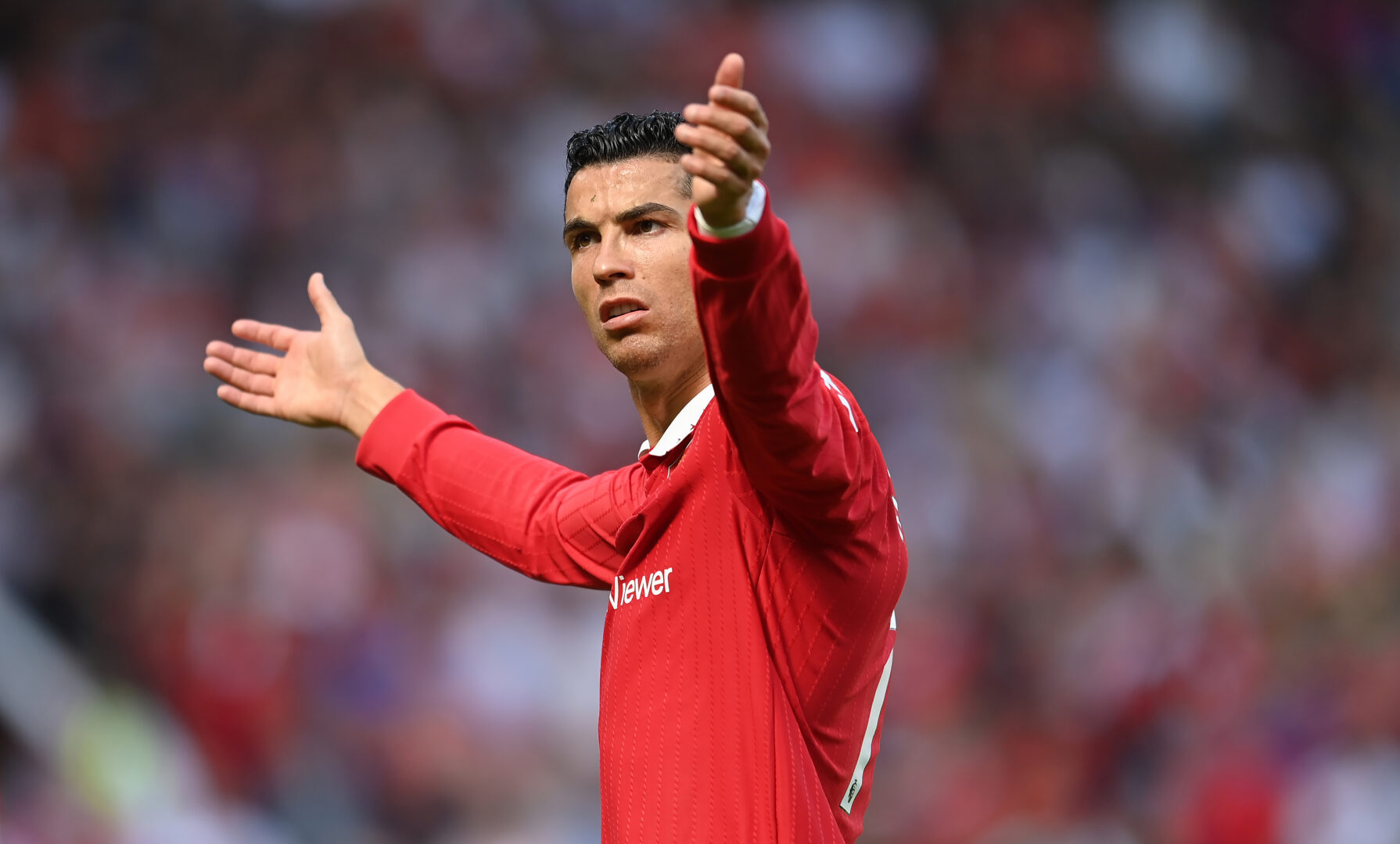 Cristiano Ronaldo will Manchester United verlassen.