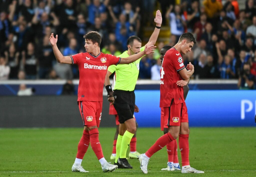 Schick Leverkusen Champions League Brügge