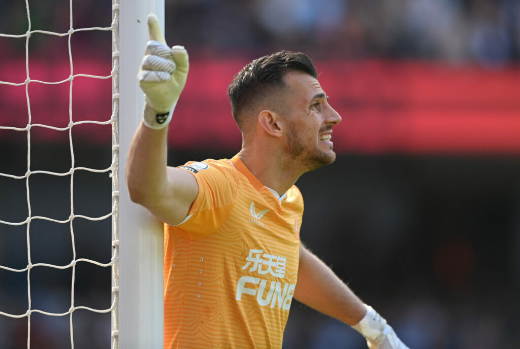 Martin Dubravka dirigiert die Abwehr. Bald bei Manchester United statt Newcastle.