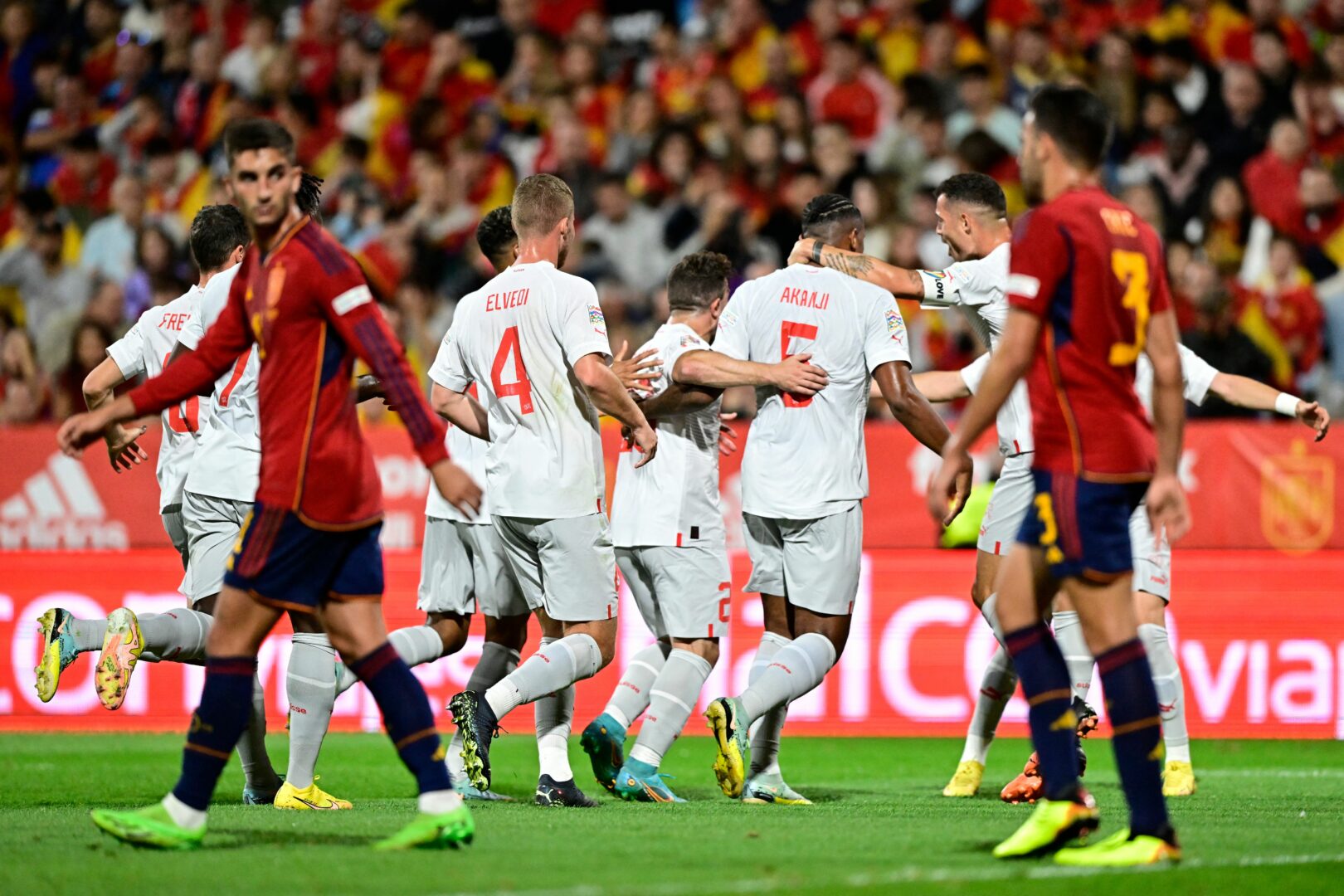 Nations League: Die Schweiz gewann in Spanien.