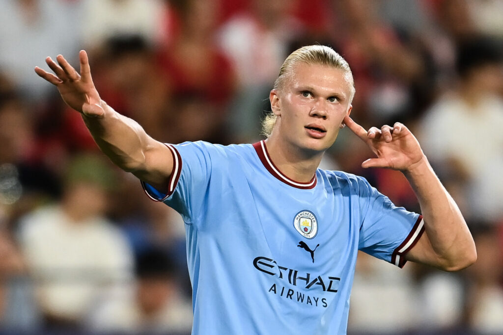 Erling Haaland beim Torjubel