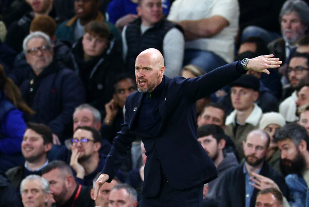 Erik ten Hag als Trainer von Manchester United.