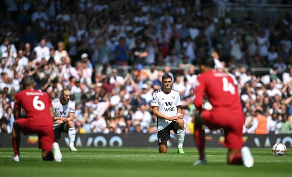 Die Premier League setzt sich gegen Rassismus ein.