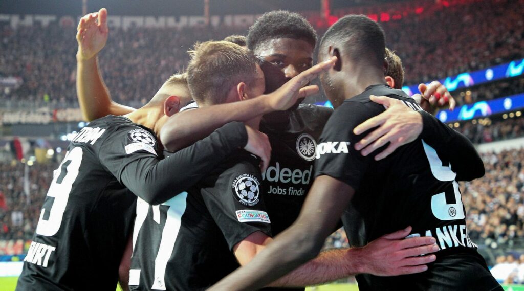 Eintracht Frankfurt setzte sich gegen Olympique Marseille durch.