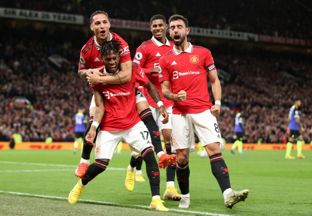 Manchester United jubelt gegen Tottenham