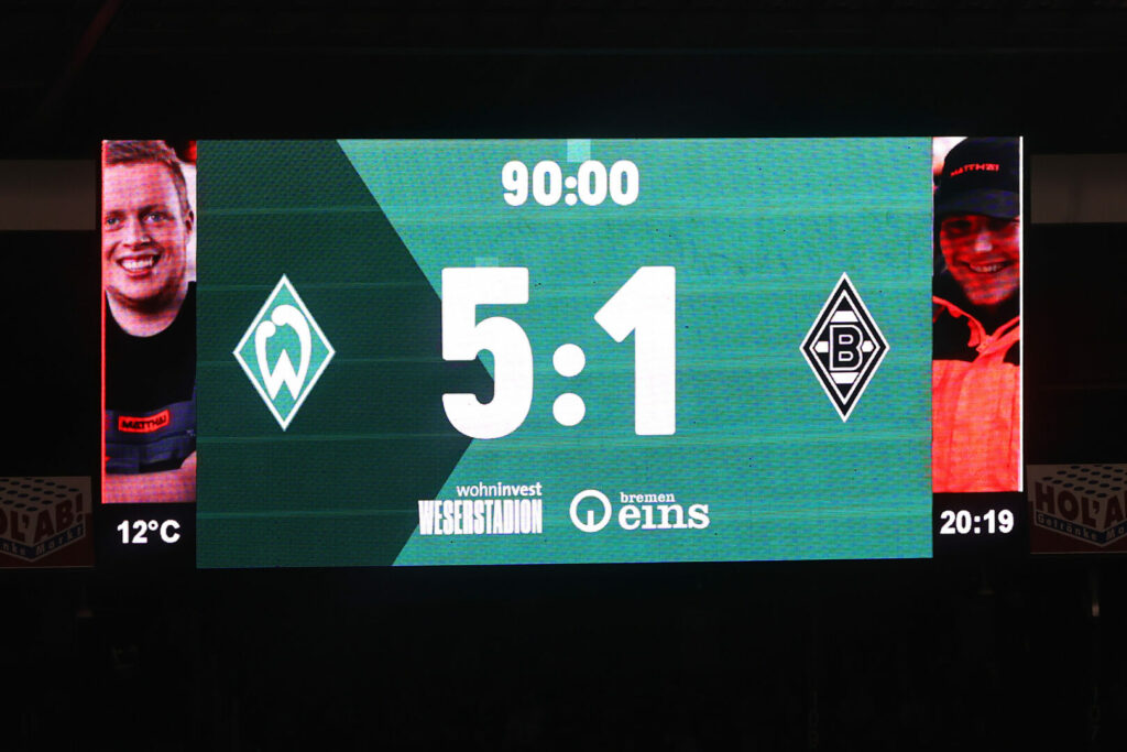 Bundesliga Werder Bremen Borussia Mönchengladbach