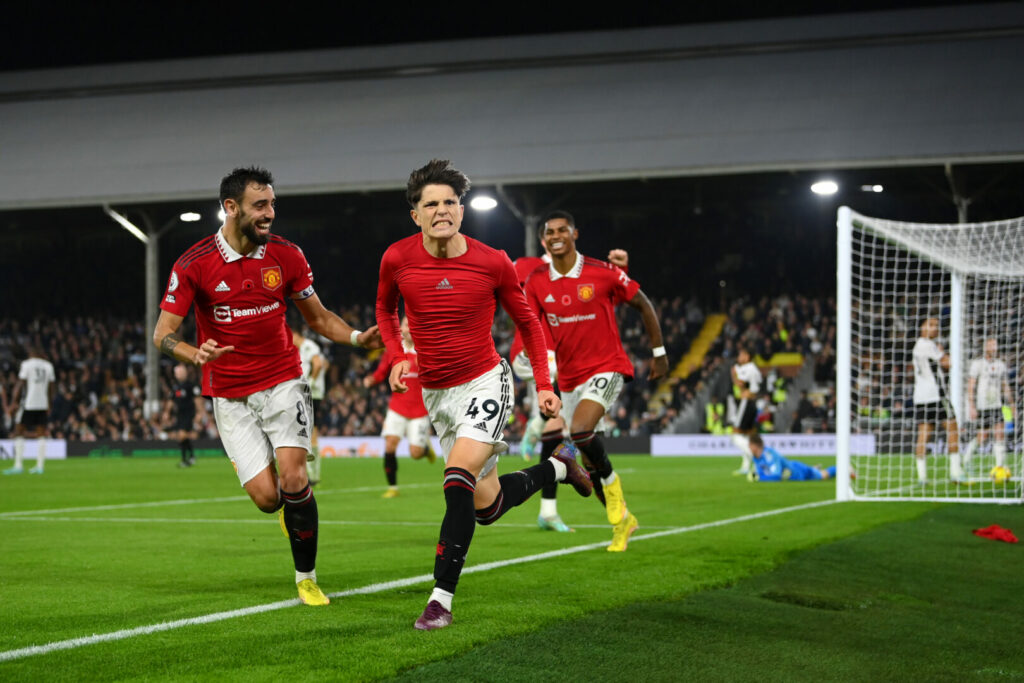 Manchester United jubelt bei Fulham